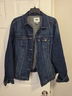 EUC Vintage Old Navy Classic Dark Wash Denim Jacket 1X